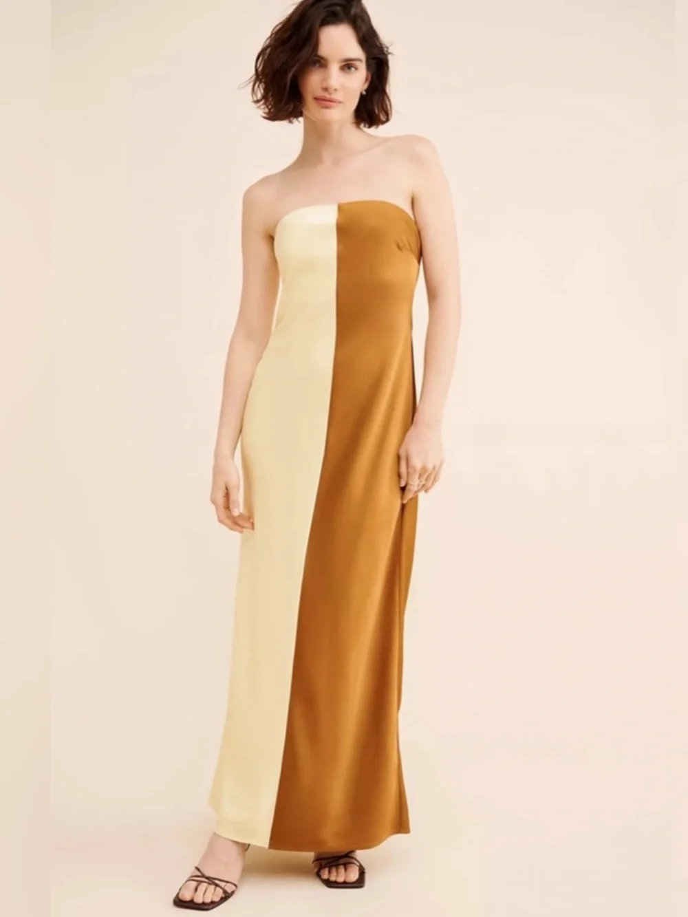 Significant Other Dresses | Significant Other Ally Maxi Dress | Color: Brown/Yellow | Size: 6 | Doublestitches's Closet